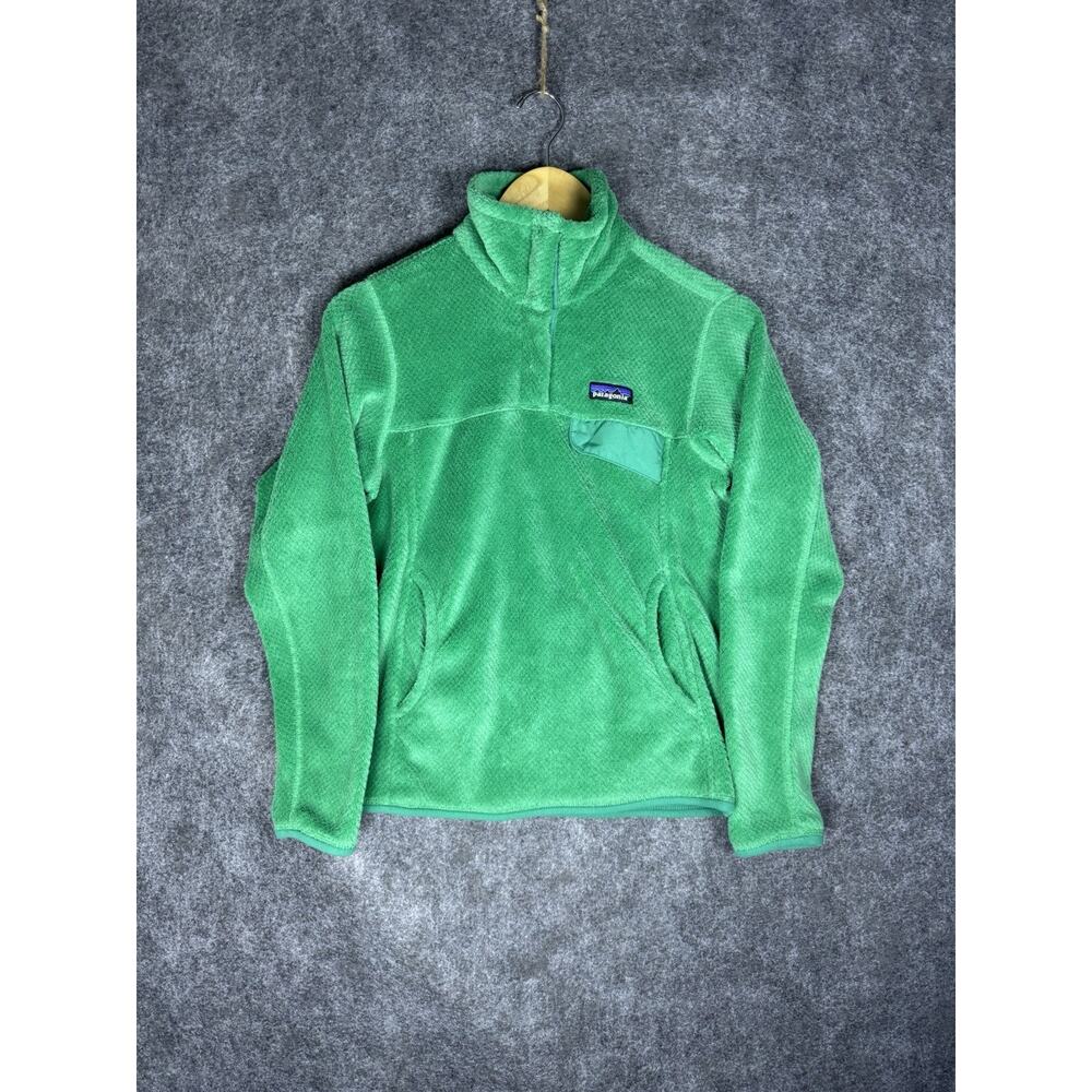 Patagonia Women’s Re-Tool Snap-T Fleece Pullover Jacket Green Size Small